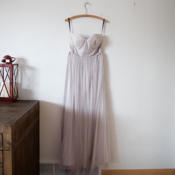 Jenny Yoo Convertible Bridesmaid Dress Annabelle in Moonstone - Picture 2 of 7